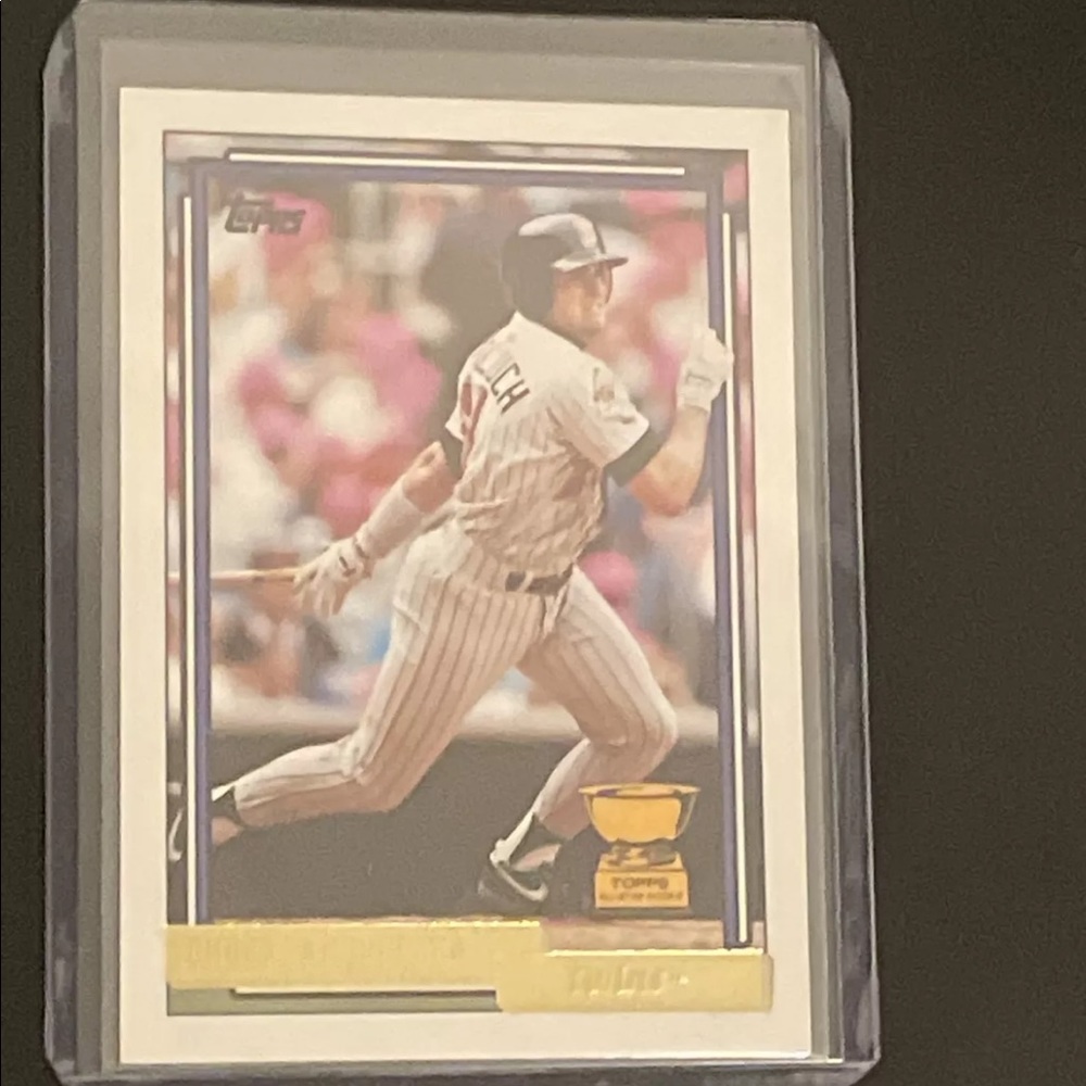 1992 Topps All-Star Rookie Chuck Knoblauch No. 23